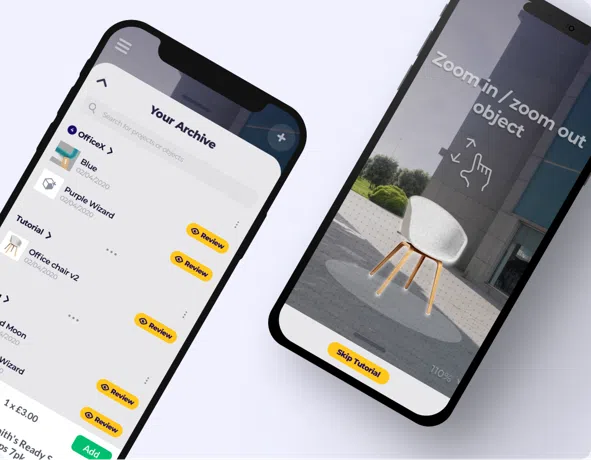 Augmented Review: an AR app for 3D Designers